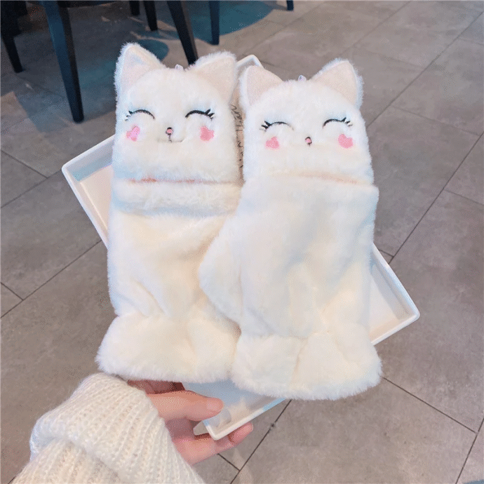⁦🧤✨ قفازات شتوية لطيفة بشكل حيوانات كيوت! ✨🧤⁩ - الصورة ⁦2⁩
