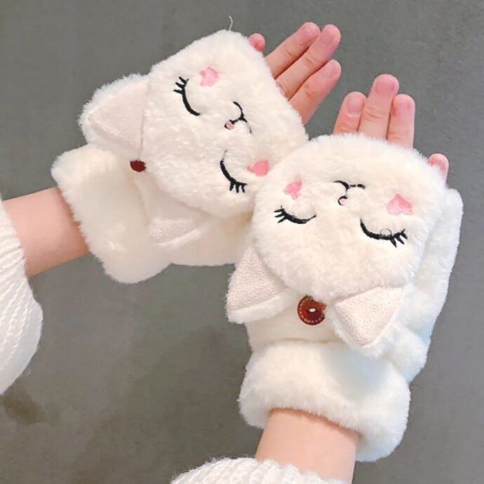 🧤✨ قفازات شتوية لطيفة بشكل حيوانات كيوت! ✨🧤
