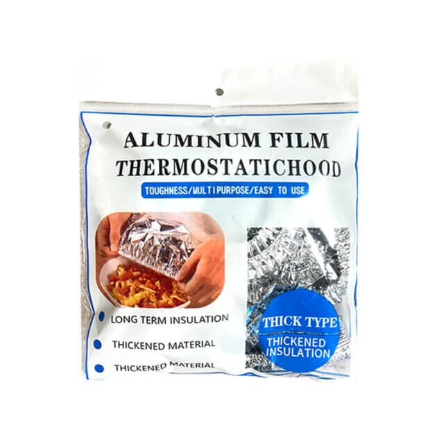 أكياس حفظ الطعام المصنوعة من رقائق الألومنيوم الحرارية، عملية وصحية (50 قطعة)